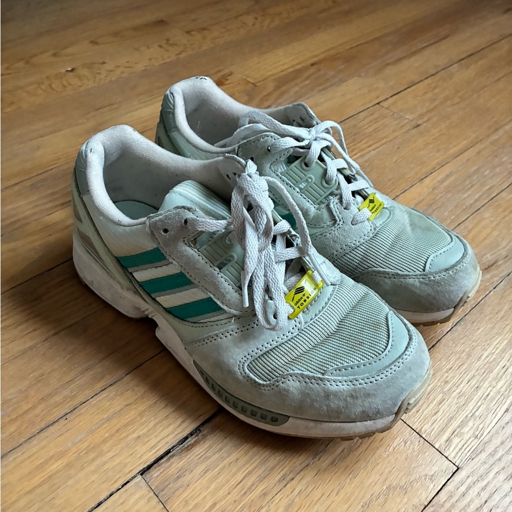 Adidas - Unisex Mint and White Chunky Sneakers